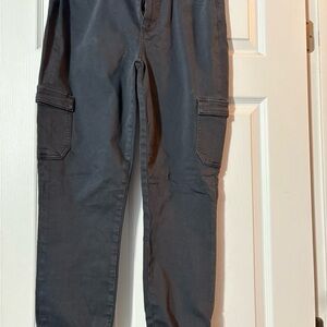 PAIGE NWT Charcoal Cargo Pants